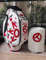 Scotty Cameron Japan Tour Bag Warrior Family White/Red