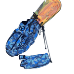Scotty Cameron 2022 Holiday Blue “Neo Camo” Wanderer Circle T Carry Stand Bag