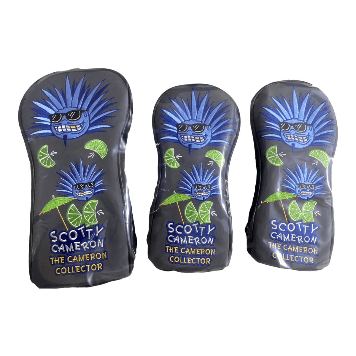 Scotty Cameron Tiki Agave Man Complete Headcover Set (3pc)