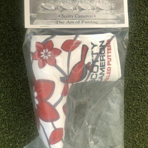 Scotty Cameron Japan Only Cherry Blossom/Cardinal Putter Headcover Very Rare
