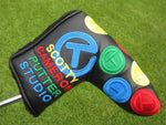 Scotty Cameron Tour Only Black Dancing Rainbow Circle T Blade Headcover