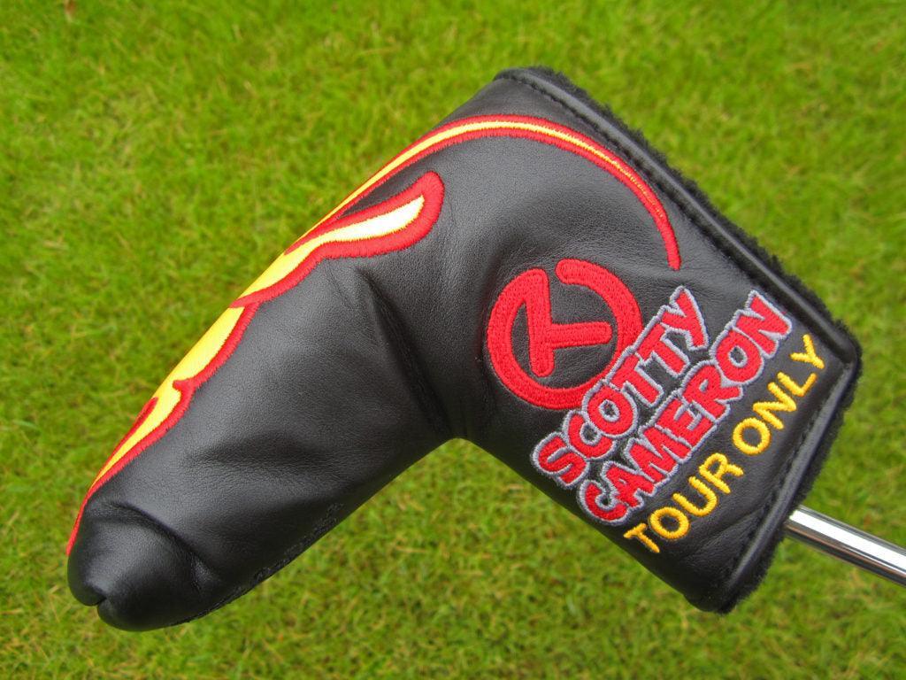 Scotty Cameron Tour Only Black Genuine Leather Super Rat Circle T Headcover